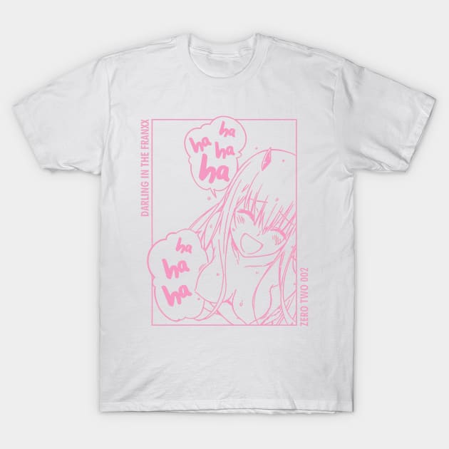 Zero two T-Shirt by Vhitostore